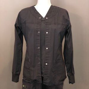 Ladies scrub top and scrub jacket (pants sold separately)